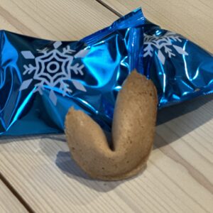 Õnneküpsis jõulukostüümis :)